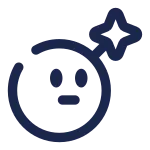 Bomb Emoji SVG Icon
